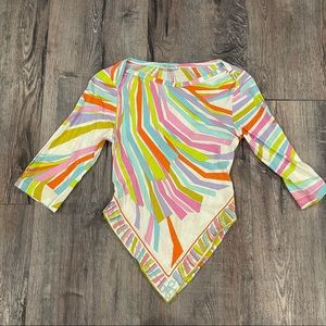 Emilio pucci crop top